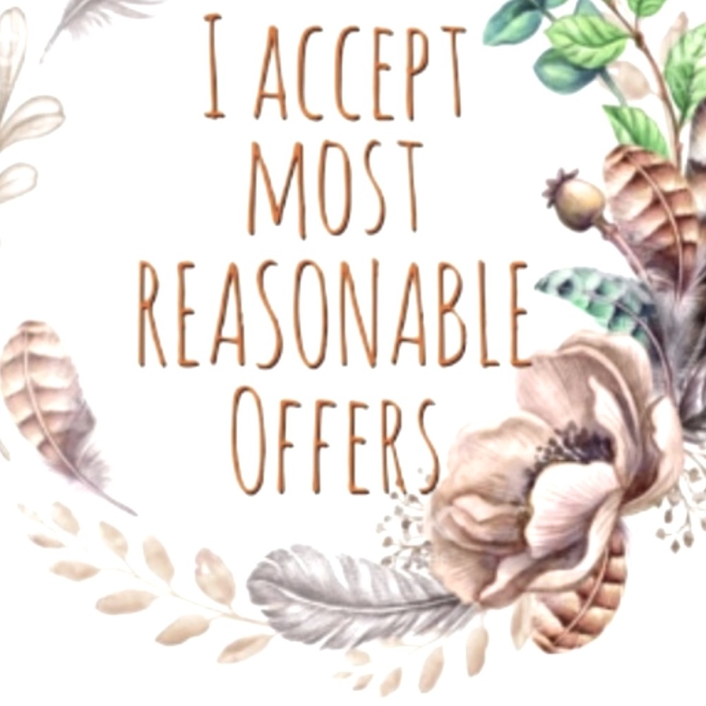 I really do accept almost all reasonable offers☺️